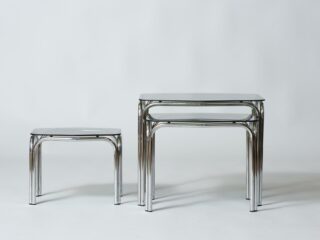 Smoked Glass Nesting Tables