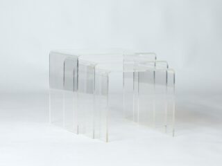 Lucite Acrylic Nesting tables