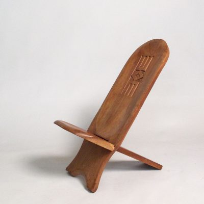 African-folding-chair-wood