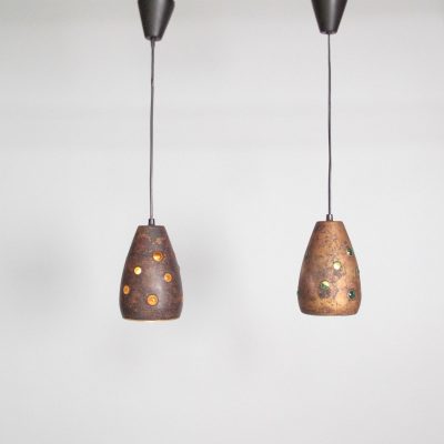Peill,Putzler-copper-glass-pendants