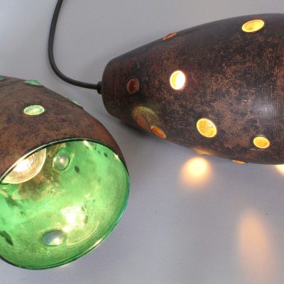 set-of-coloured-glass-copper-lamps