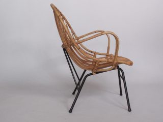 Modernist Chair in Rattan 1950