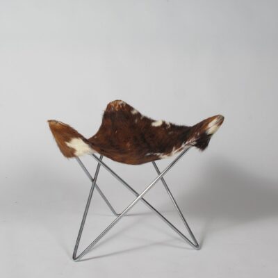 Hocker-stool-cowhide-1960s