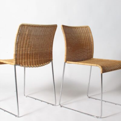 Tito-Agnoli-set-chairs-rattan