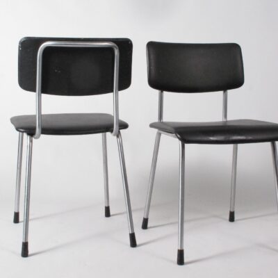 Gispen-black-set-chars-dining-office-chairs