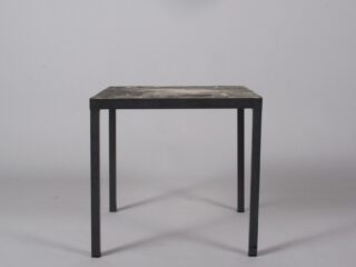 Side-Table with Stone Table Top