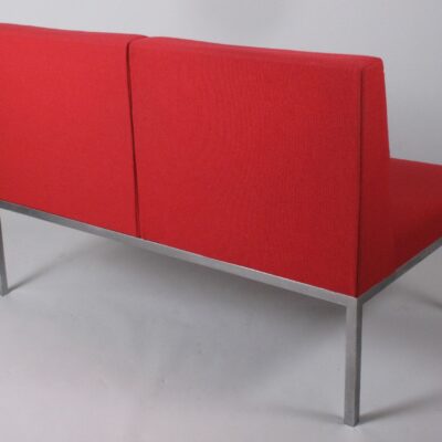 Modernist-sofa-dutch-red-fabric-1960s