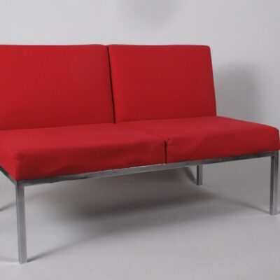 Sofa-1960s-modernist-red-fabric