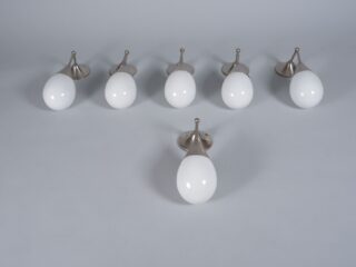 6 Wall Lamps Modernist - 1960s