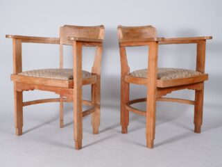 2 Dining Chairs - Solid Wood